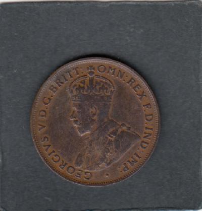 Beschrijving: 1 Penny GEORGIUS V 